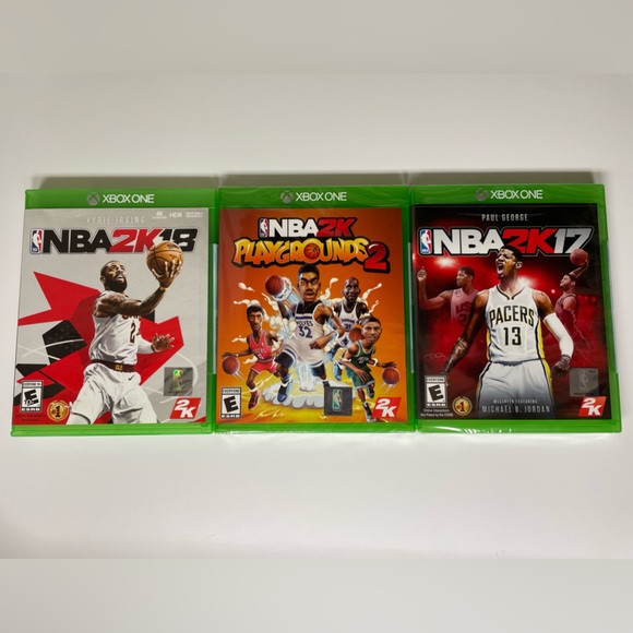 Xbox One games ~ Sealed ~ NBA2K17,  NBA2K PLAYGROUNDS-2 & NBA2K18 - Picture 1 of 3